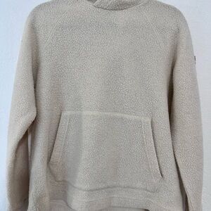 Fjallraven Cream Sherpa Fleece Hoodie